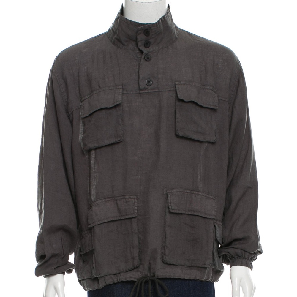 John Elliot Linen Pullover Jacket NEW